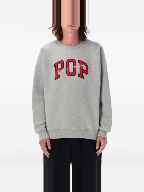 Pop Trading Company logo-embroidered sweatshirt