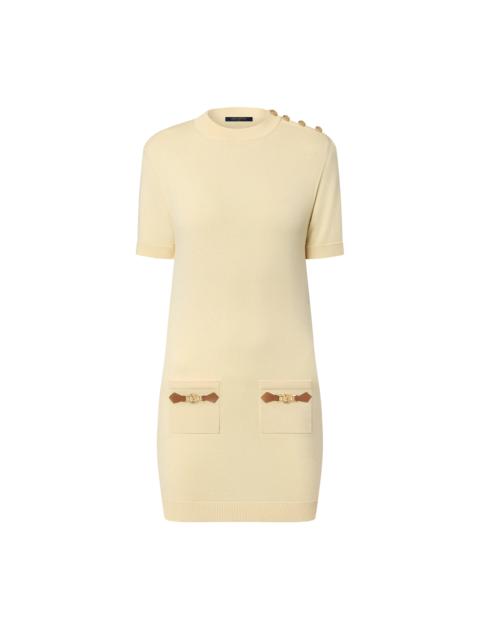Louis Vuitton Dauphine Tab Knit Dress
