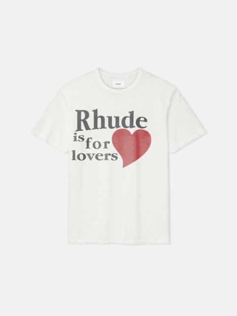 Rhude RHUDE LOVERS SLUB TEE