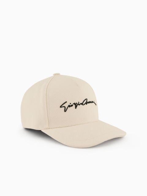 GIORGIO ARMANI Cotton baseball cap