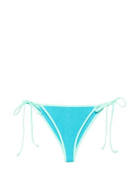 bond-eye Contrast Anisha side-tie bikini bottoms