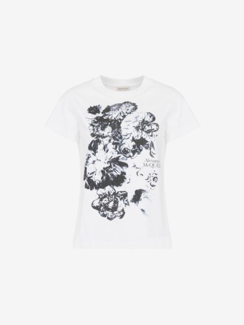 Women's Chiaroscuro Fitted T-shirt in White