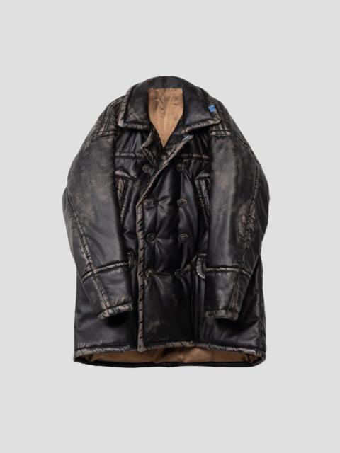 Maison MIHARAYASUHIRO SYNTHETIC LEATHER PADDED COAT