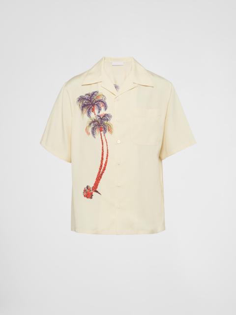 Prada Short-sleeved silk shirt