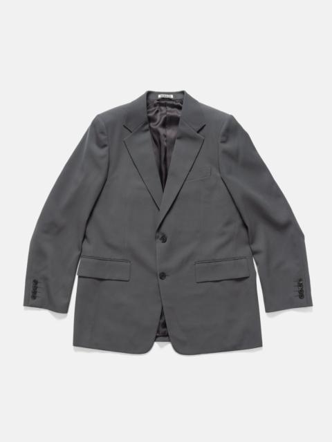 AURALEE Light Wool Max Gabardine Jacket Dark Gray