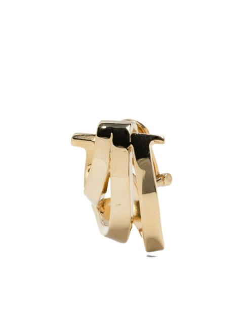 FERRAGAMO Leafbig earrings