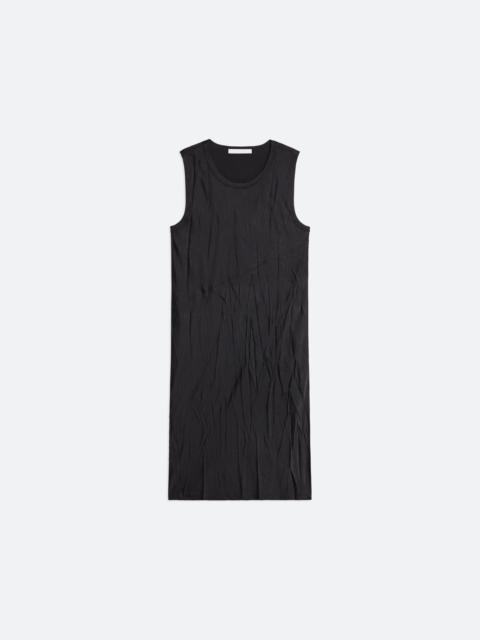 Helmut Lang CRUSHED SATIN TANK DRESS