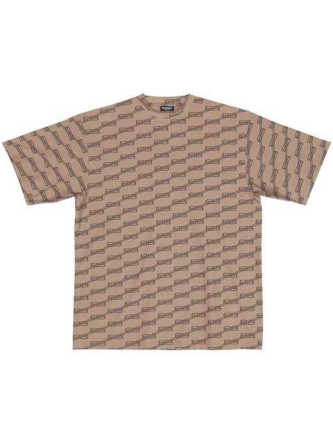 BALENCIAGA monogram-print short-sleeved T-shirt