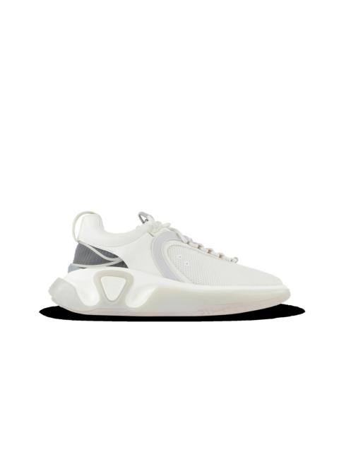 Leather and mesh B-Runner sneakers