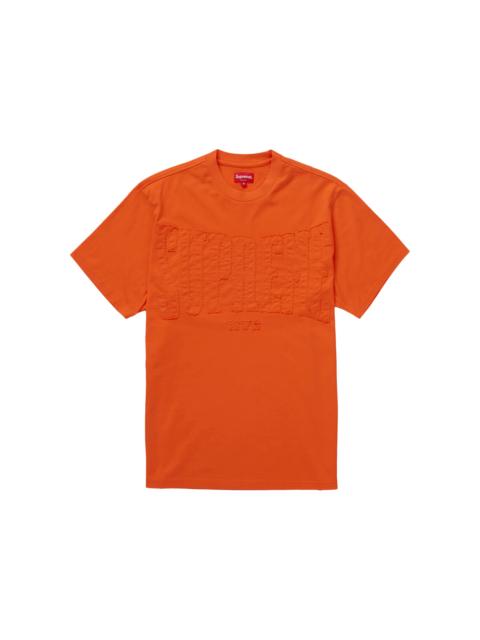 Supreme Cutout Logo S/S Top Orange