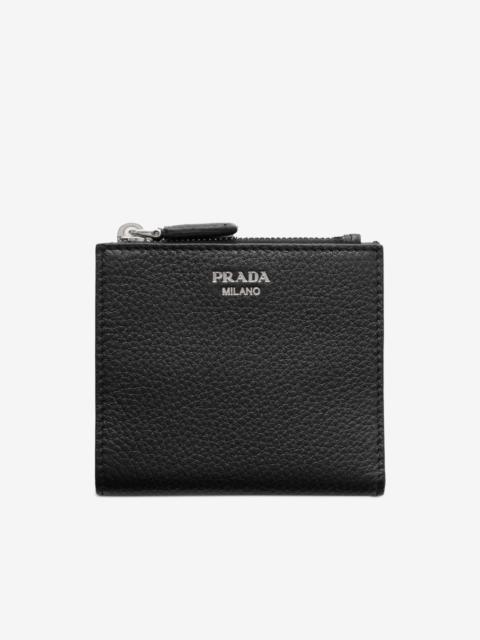 Prada small leather wallet