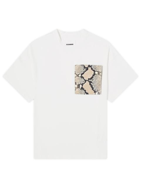 Jil Sander Jil Sander Python Print Pocket T-Shirt