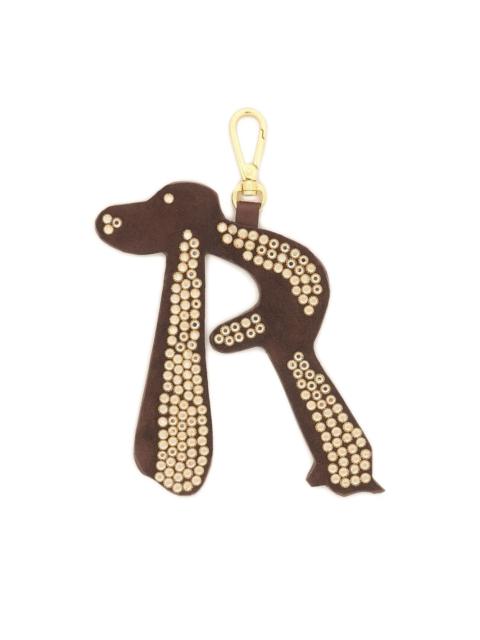 Marni rhinestone-embellishment charm keyring