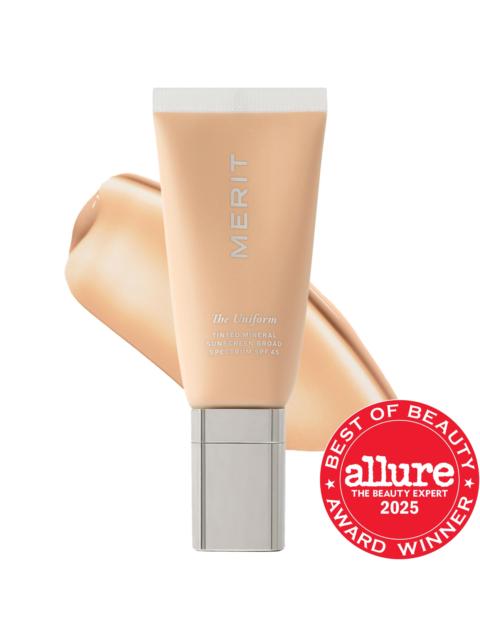 MERIT The Uniform™ Tinted Mineral Sunscreen Broad Spectrum SPF 45