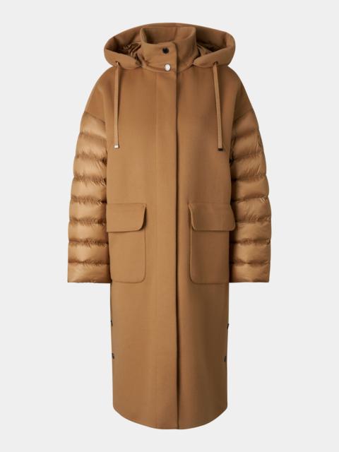 BOGNER Trisha Reversible Down Coat in Camel