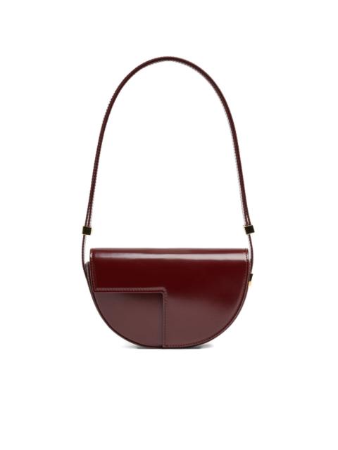 PATOU Le Patou half-moon leather shoulder bag