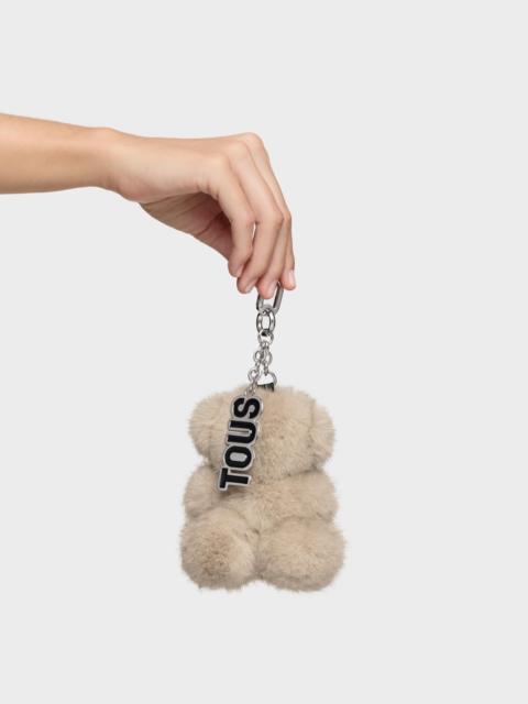 TOUS Taupe Key ring Bold Bear Wild