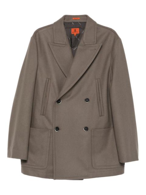 BARENA double-breasted patch-pocket jacket