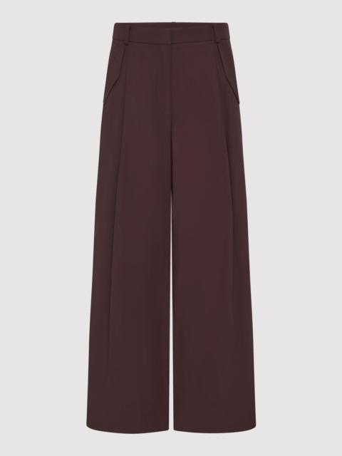 ST. AGNI Utility Pleat Pants - Port
