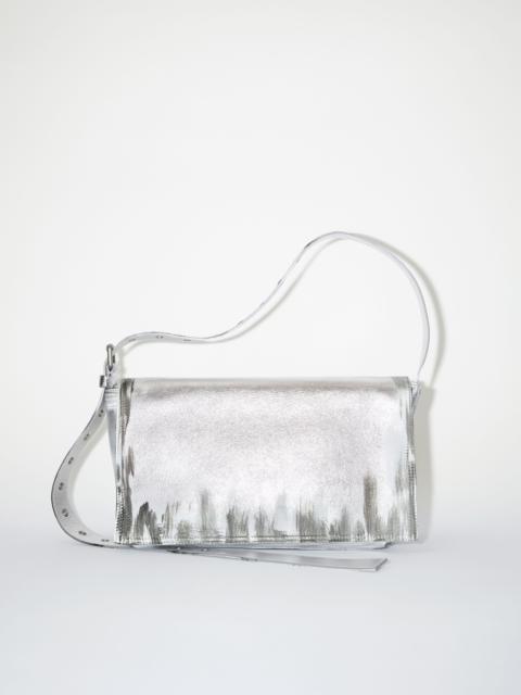 Acne Studios Leather shoulder bag - Silver