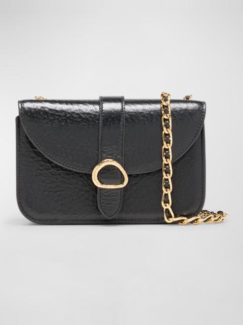 ULLA JOHNSON Esme Small Chain Leather Crossbody Bag