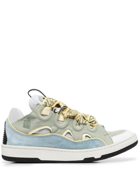Lanvin LANVIN Curb Sneakers Ice Blue/Pale Green