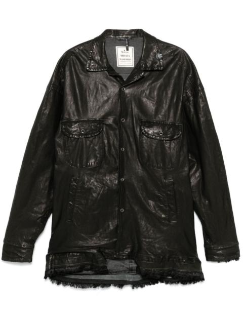 Maison MIHARAYASUHIRO leather shirt