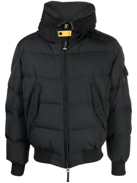 PARAJUMPERS logo-patch hooded jacket