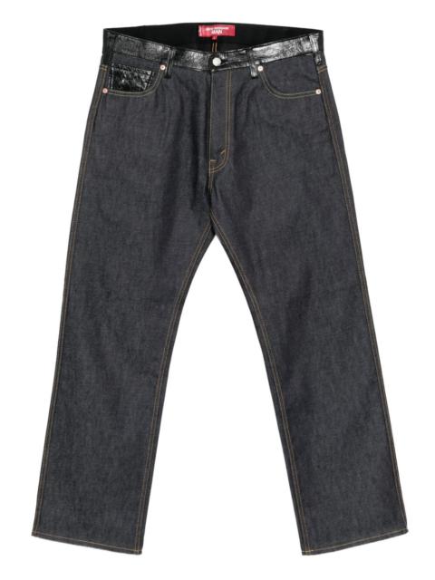 Junya Watanabe MAN leather-patch jeans