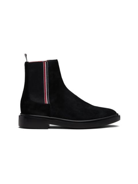 Thom Browne Black RWB Elastic Chelsea Boots