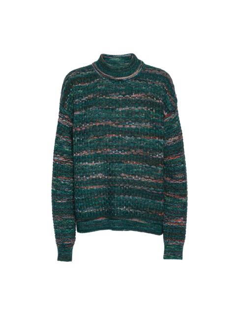 HENRIK VIBSKOV DISGUISE SWEAT - GREEN GRAFFITI