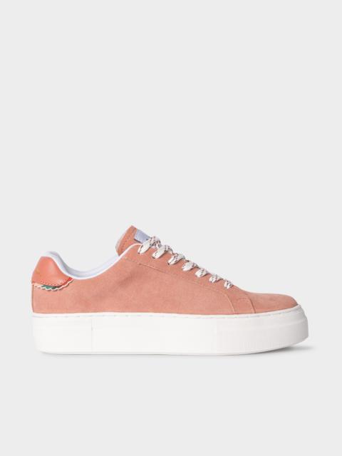 Paul Smith Women's Pink Suede 'Kelly' Trainers