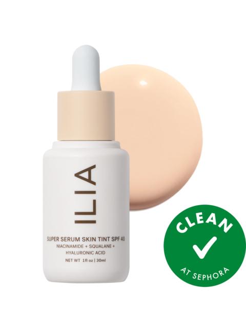 ILIA Beauty Super Serum Skin Tint SPF 40 - Hydrating Foundation