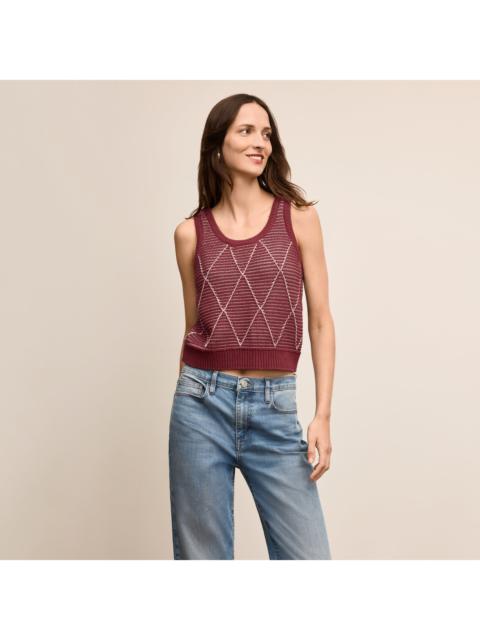 M.M.LaFleur Aiko Breeze Tank - Argyle Knit