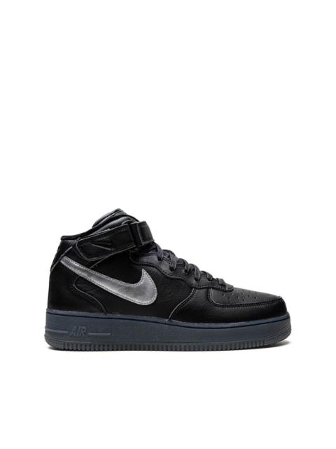 Air Force 1 Mid "Black/Metallic Silver" sneakers