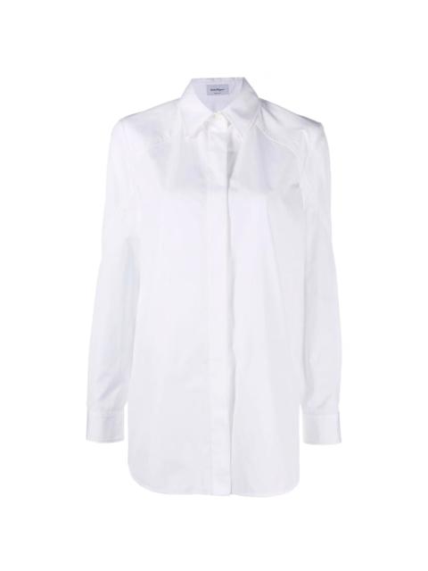 FERRAGAMO long-sleeve cotton shirt