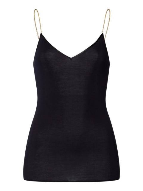 HANRO Cotton Seamless Cotton Camisole With Jewelry Strap