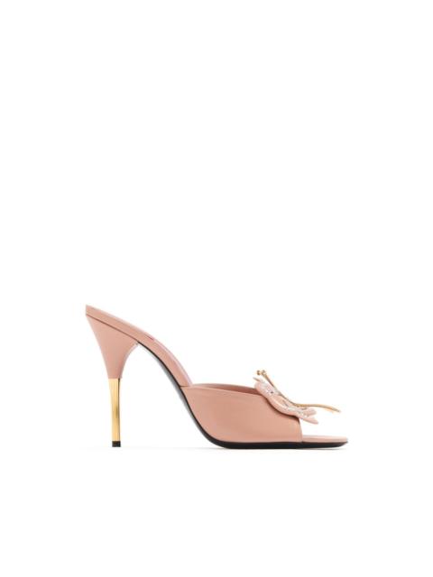 Valentino Flutterby butterfly-patch leather sandals