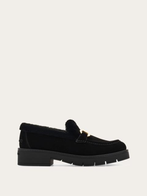 FERRAGAMO Moccasin with Gancini ornament