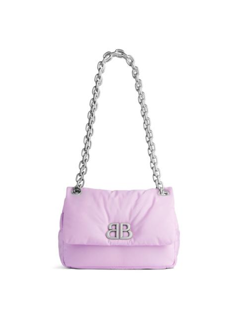 BALENCIAGA Women's Monaco Mini Bag in Lavender