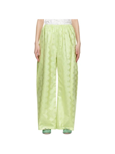 SUPER YAYA Green Noucki Judo Trousers