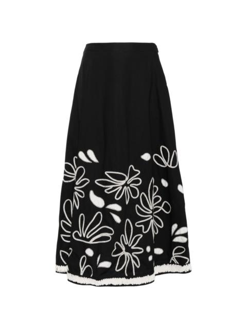 Layla midi skirt