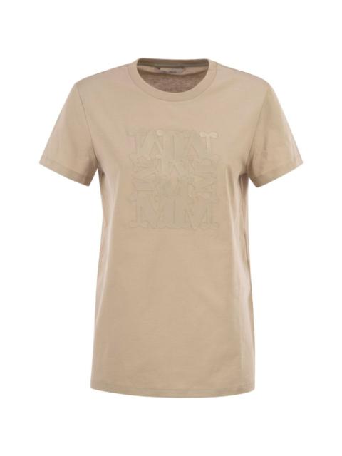 Max Mara Giovane monogram-embroidered T-shirt