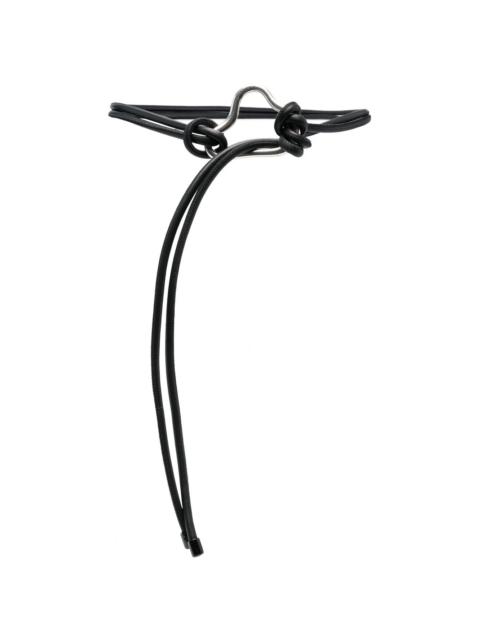 CLOSED tied-strap leather belt