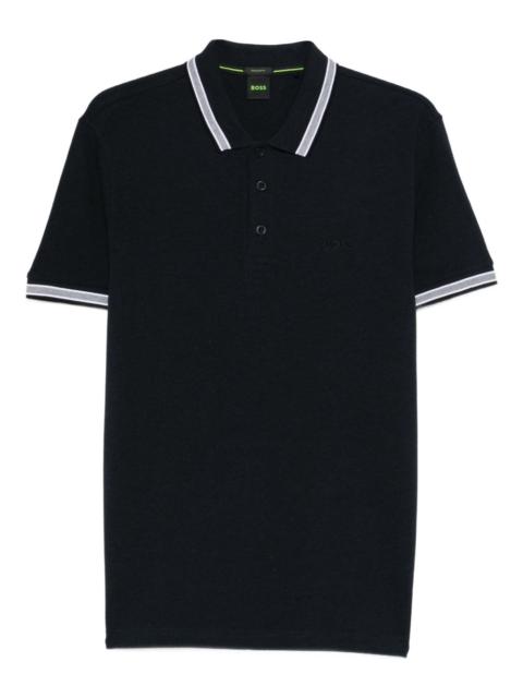 BOSS trimmed polo shirt