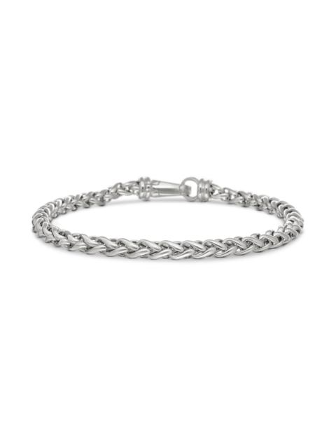 DAVID YURMAN Men's Wheat Chain Bracelet in Sterling Silver, 4mm - Silver