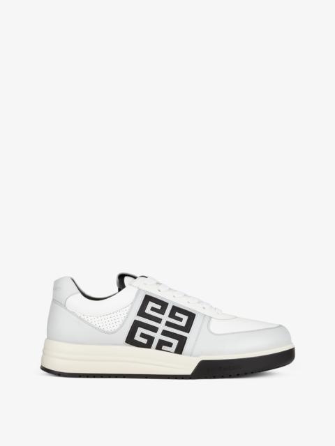 G4 SNEAKERS IN LEATHER AND PERFORATED LEATHER