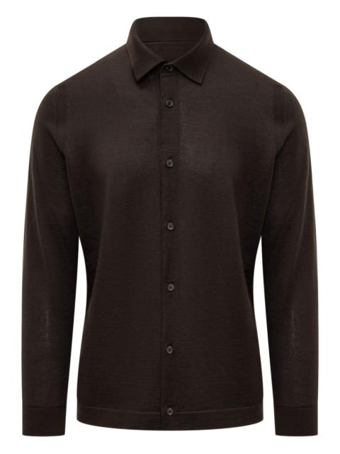 ZEGNA Cashseta buttoned shirt