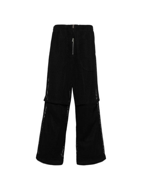 Jil Sander open-knit loose-fit trousers