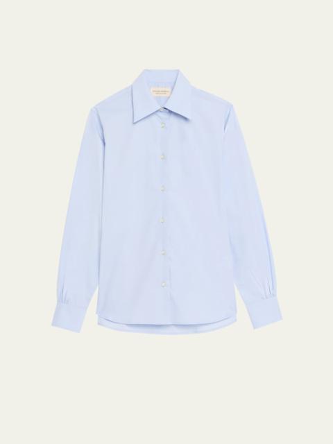 OFFICINE GÉNÉRALE Ella Long-Sleeve Cotton Poplin Shirt